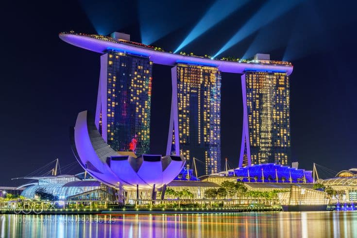 Singapore Marina Bay skyline