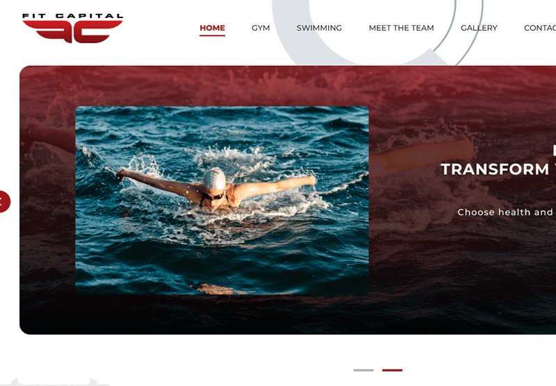 fit capital website after redesign