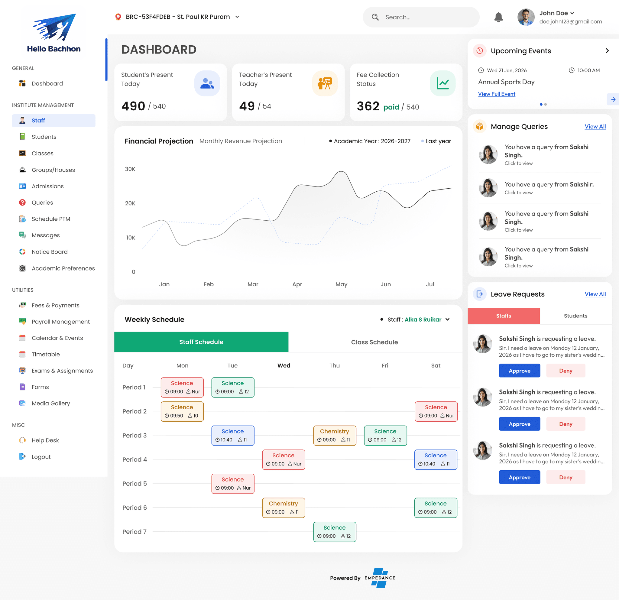 School Management System