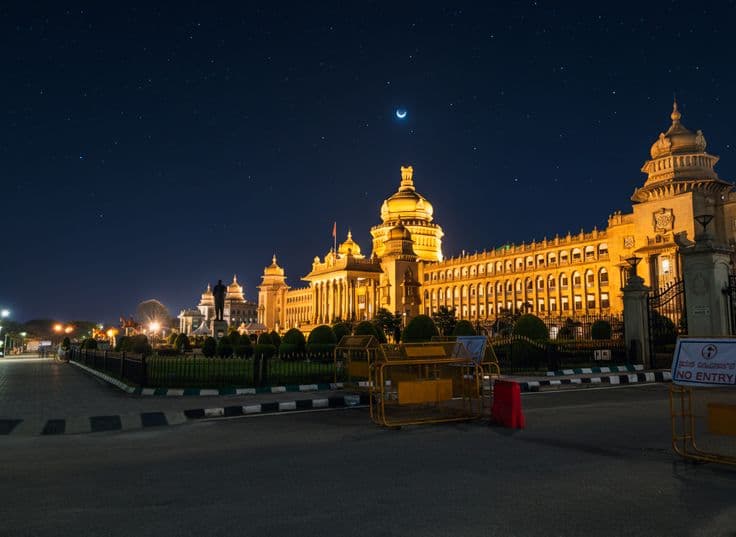 Vidhana Soudha in Bengaluru, India